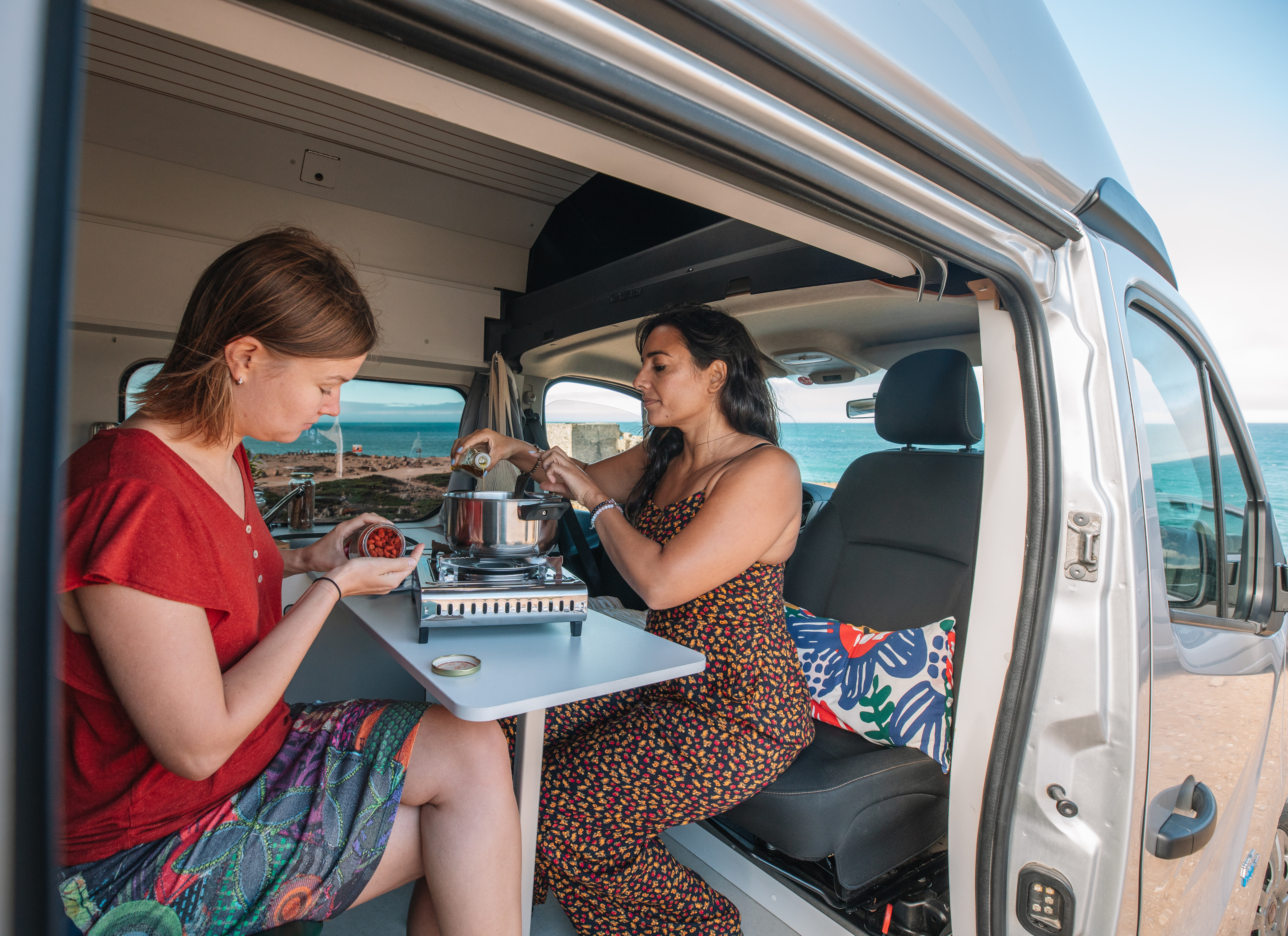 cozinhar numa autocaravana