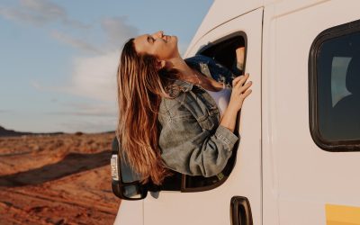 girl with a RV drivers license