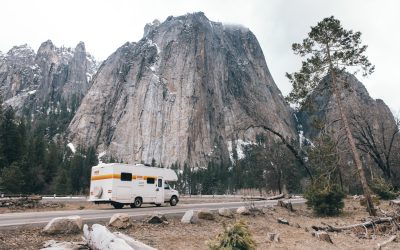 Campervan in Yosemite National Park