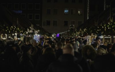 Christkindlesmarkt di Norimberga sul Hauptmarkt