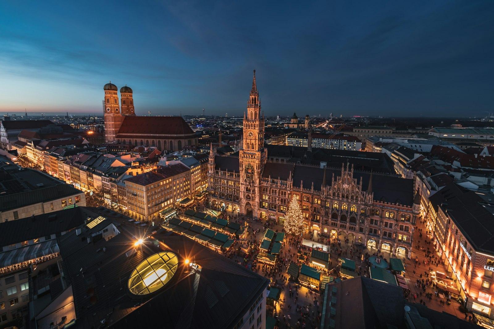 Mercatino di Natale di Monaco di Baviera a Marienplatz